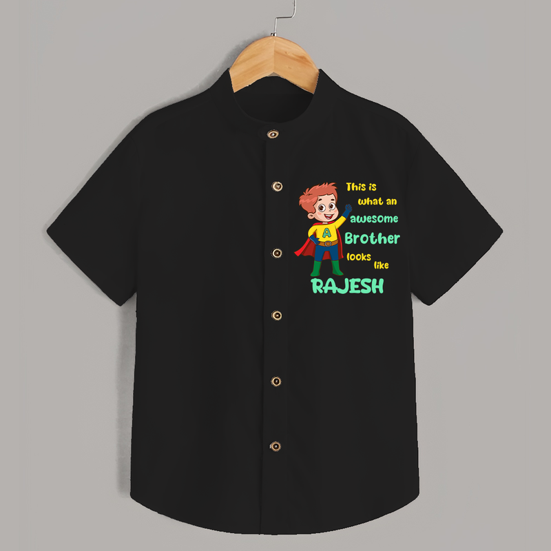 Sweet Brother Sister Baby Shirt | Soft Fabric Matching Shirt - BLACK - 0 - 6 Months Old (Chest 23")