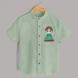Chill King Shirt | Personalized Baby Shirt for the Little King - MINT GREEN - 0 - 6 Months Old (Chest 23")