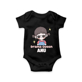 Drama Queen Romper/onesie | Custom Baby Romper/onesie for Your Little Drama Queen - BLACK - New Born (Chest 14")