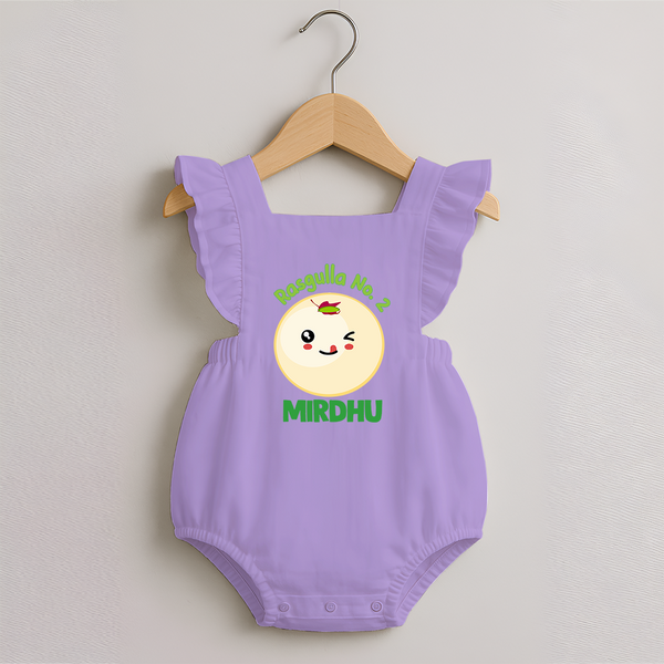Rasagulla No.2 Romper Frock | Custom Romper Frock for the Sweet Treat - LILAC - 0 - 3 Months Old (Chest 19")