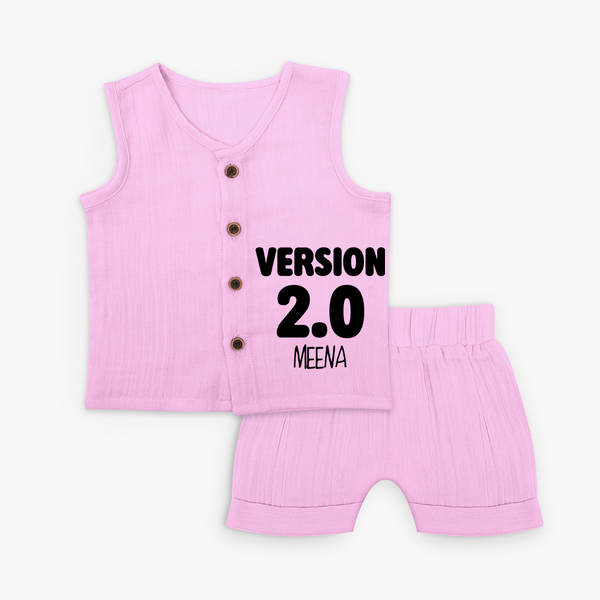 Version 2.0 Jabla Set | Personalized Baby Jabla Set for the Updated Edition - BABY PINK - 0 - 3 Months Old (Chest 9.8")