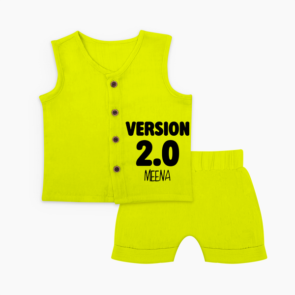 Version 2.0 Jabla Set | Personalized Baby Jabla Set for the Updated Edition - LIME GREEN - 0 - 3 Months Old (Chest 9.8")