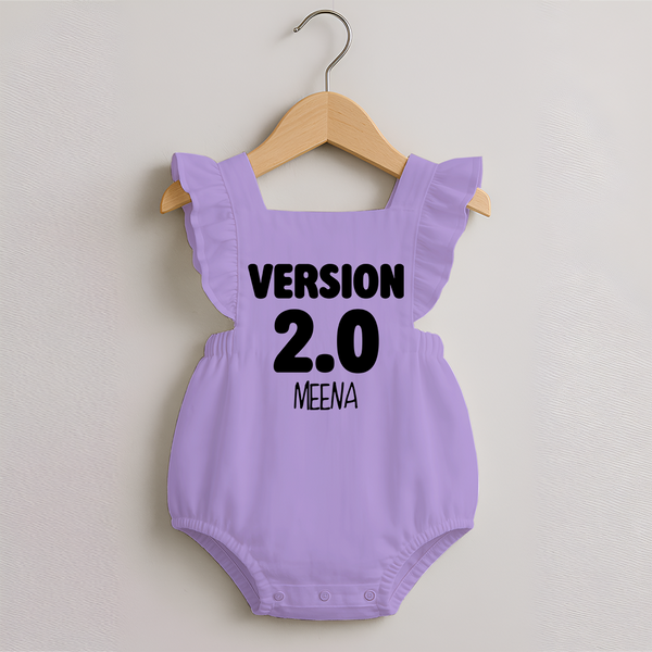 Version 2.0 Romper Frock | Personalized Romper Frock for the Updated Edition - LILAC - 0 - 3 Months Old (Chest 19")
