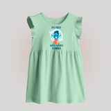 My First Rama Navami – Personalized Baby Frock - MINT GREEN - 0 - 3 Months Old (Chest 17")