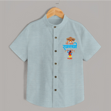 My First Ram Navami - A Special Day Of Blessings With Our Customized Shirt For kids With Name - ARCTIC BLUE - 0 - 6 Months Old (Chest 23")
