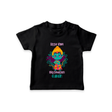 Little Ram Big Devotion – Personalized Kids T-Shirt - BLACK - 0-5 Months Old (Chest 17")