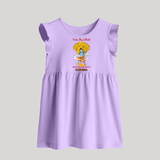 I Am Ram Bhakt – What’s Your Superpower? Kids Baby Frock - LILAC - 0 - 3 Months Old (Chest 17")