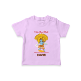 I Am Ram Bhakt, What's Your Super Power T-Shirt | Custom T-Shirt for Ram Bhakt - LILAC - 0-5 Months Old (Chest 17")