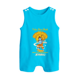 I Am Ram Bhakt – What’s Your Superpower? Kids Romper suit - SKY BLUE - 0 - 5 Months Old (Chest 18")