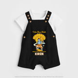 I Am Ram Bhakt – What’s Your Superpower? Kids Dungaree - BLACK - 0 - 5 Months Old (Chest 18")