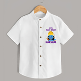 Little Ram Bhakt Shirt | Personalized Shirt for Your Little Ram Bhakt - WHITE - 0 - 6 Months Old (Chest 23")