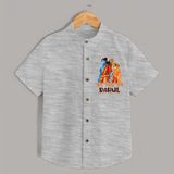 Victory to Sita and Ram Shirt | Personalized Shirt for Ram Jayanti - GREY - 0 - 6 Months Old (Chest 23")