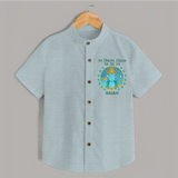 Ram Siya Ram Jai Jai Ram Kids Shirt - ARCTIC BLUE - 0 - 6 Months Old (Chest 23")