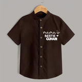 Mama's Bestie Shirt | Personalized Baby Outfit for Mama's Little Bestie - CHOCOLATE BROWN - 0 - 6 Months Old (Chest 23")