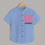Mama's Expensive Little Bestie Shirt | Custom Name Baby Shirt for Mama's Darling - SKY BLUE - 0 - 6 Months Old (Chest 23")