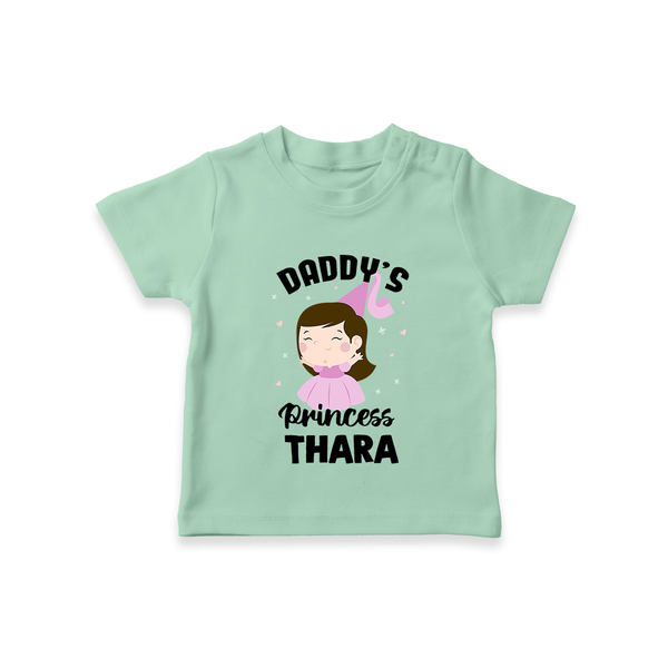 Daddy's Princess T-Shirt | Custom Baby Outfit for Daddy's Darling - MINT GREEN - 0-5 Months Old (Chest 17")