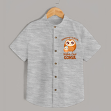 Mommy's Little Night Owl Shirt | Personalized Baby Shirt for the Little Night Owl - GREY - 0 - 6 Months Old (Chest 23")