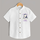 Holding On To My Mummy Always Shirt | Custom Baby Shirt for Mommy's Little One - WHITE - 0 - 6 Months Old (Chest 23")