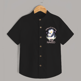 Holding On To My Mummy Always Shirt | Custom Baby Shirt for Mommy's Little One - BLACK - 0 - 6 Months Old (Chest 23")