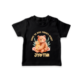 Born To Rule Nana's Heart T-Shirt | Personalized Baby T-Shirt for Nana's Little Ruler - BLACK - 0-5 Months Old (Chest 17")