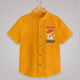 Nana Nani Ke Aankhon Ka Tara Shirt | Personalized Baby Shirt for Nana and Nani's Jewel - CHROME YELLOW - 0 - 6 Months Old (Chest 23")