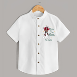Bossy Like My Bua Shirt | Personalized Baby Shirt for Bua's Little Boss - WHITE - 0 - 6 Months Old (Chest 23")