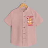 I Love My Bua So Much Shirt | Custom Baby Shirt for Bua's Little Love - PEACH - 0 - 6 Months Old (Chest 23")