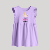 Mamu's Little Princess Baby Frock | Custom Baby Frock for Mamu's Darling - LILAC - 0 - 3 Months Old (Chest 17")