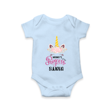 Mamu's Little Princess Romper / Onesie | Custom Baby Romper / Onesie for Mamu's Darling - BABY BLUE - New Born (Chest 14")