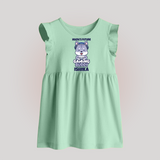 Mamu's Future Gaming Buddy Baby Frock | Custom Baby Frock for Mamu's Gaming Pal - MINT GREEN - 0 - 3 Months Old (Chest 17")