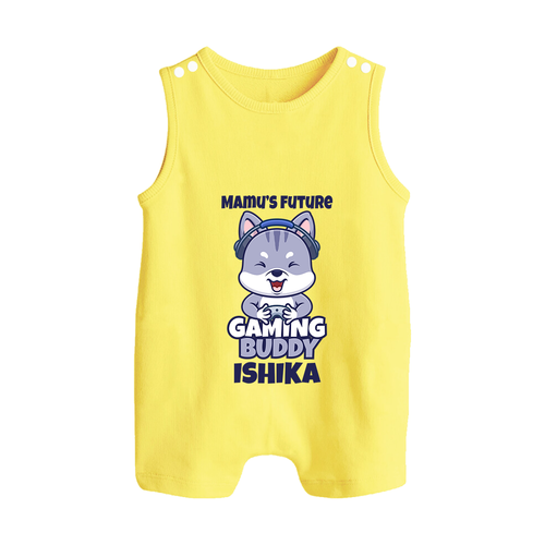Mamu's Future Gaming Buddy Romper Suit / Sleeveless Romper | Custom Baby Romper Suit / Sleeveless Romper for Mamu's Gaming Pal