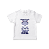 Mamu's Future Gaming Buddy T-Shirt | Custom Baby T-Shirt for Mamu's Gaming Pal - WHITE - 0-5 Months Old (Chest 17")