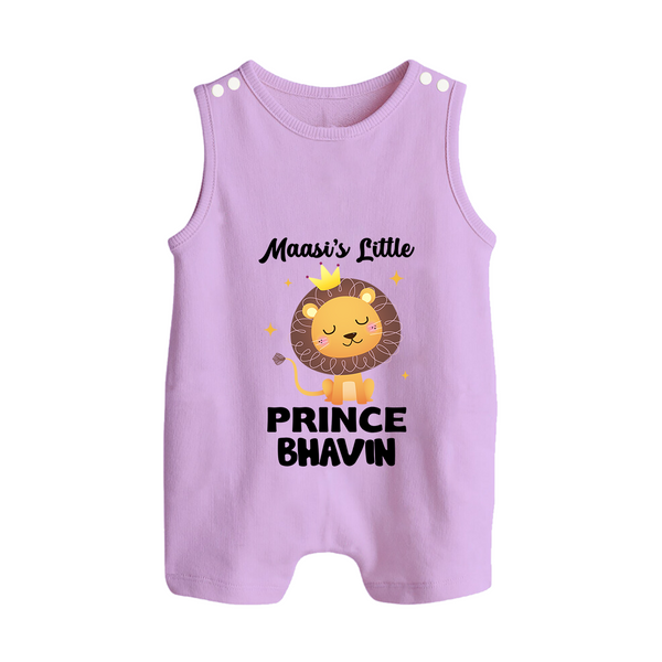 Massi's Little Prince Romper Suit / Sleeveless Romper | Custom Baby Romper Suit / Sleeveless Romper for Massi's Little Prince - LILAC - 0 - 5 Months Old (Chest 18")