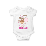 Pretty Like Massi Romper / Onesie | Custom Baby Romper / Onesie for Massi's Pretty One - WHITE - New Born (Chest 14")