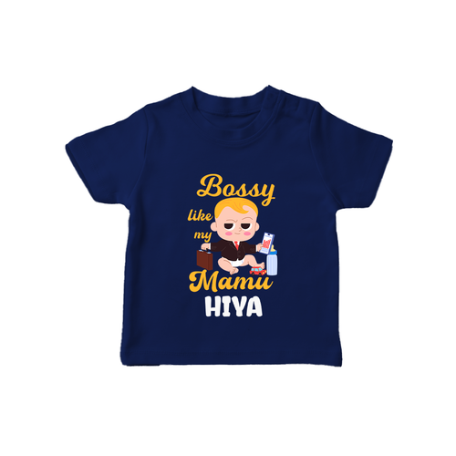 Bossy Like My Mamu T-Shirt | Personalized Baby T-Shirt for Mamu's Little Boss