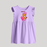 Massi Ki Jaan Baby Frock | Custom Baby Frock for Massi's Heart - LILAC - 0 - 3 Months Old (Chest 17")