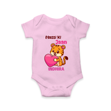 Massi Ki Jaan Romper / Onesie | Custom Baby Romper / Onesie for Massi's Heart - BABY PINK - New Born (Chest 14")
