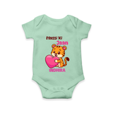 Massi Ki Jaan Romper / Onesie | Custom Baby Romper / Onesie for Massi's Heart - MINT GREEN - New Born (Chest 14")
