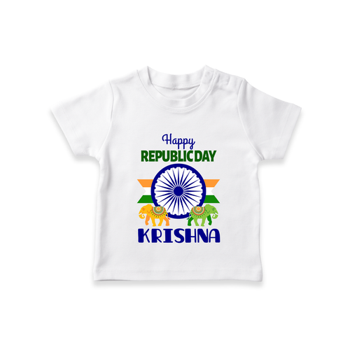 Republic Day Ashoka Chakra Personalised Kid T-Shirt