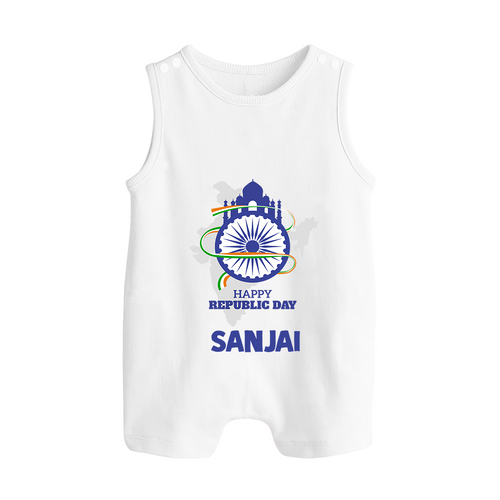 Happy Republic Day Customized Baby Romper Suit