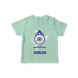 Happy Republic Day Customized Kid T-Shirt - MINT GREEN - 0-5 Months Old (Chest 17")