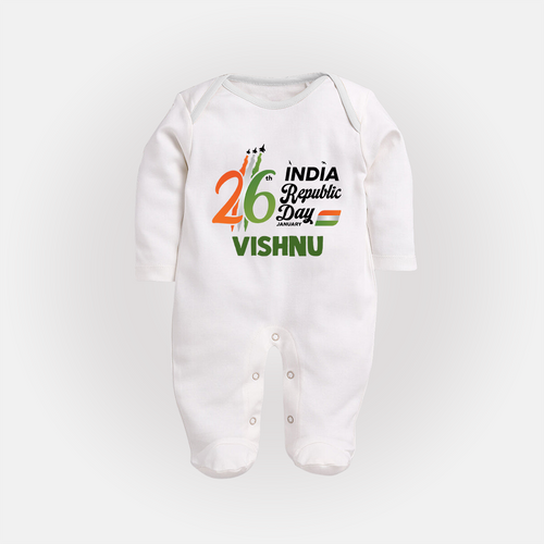 26th January Republic Day Personalised Baby Fullbody Suit