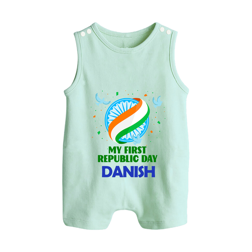 My First Republic Day Ashoka Chakra Baby Romper Suit