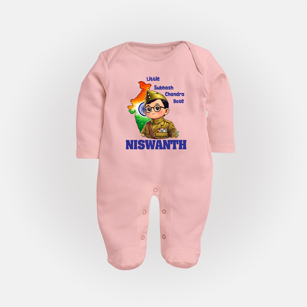 Little Subhash Chandra Bose Customized Baby Fullbody Suit