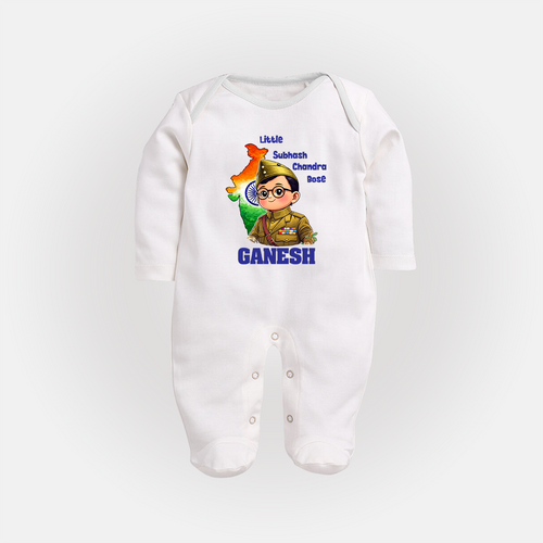 Little Subhash Chandra Bose Personalized Fullbody suit