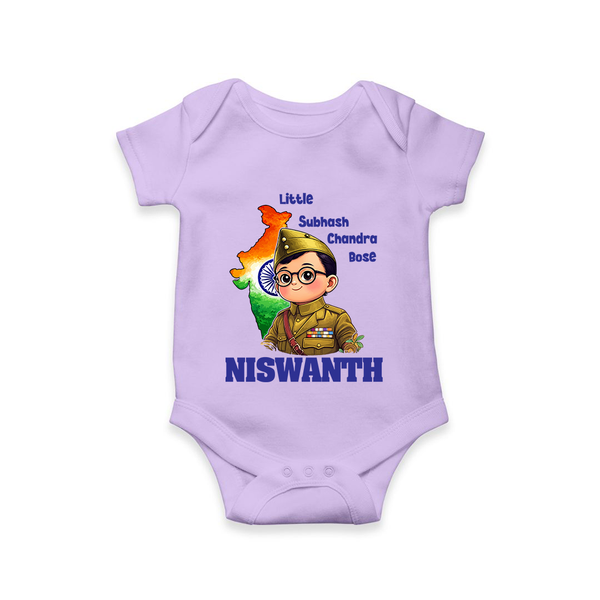Little Subhash Chandra Bose Personalised Baby Romper