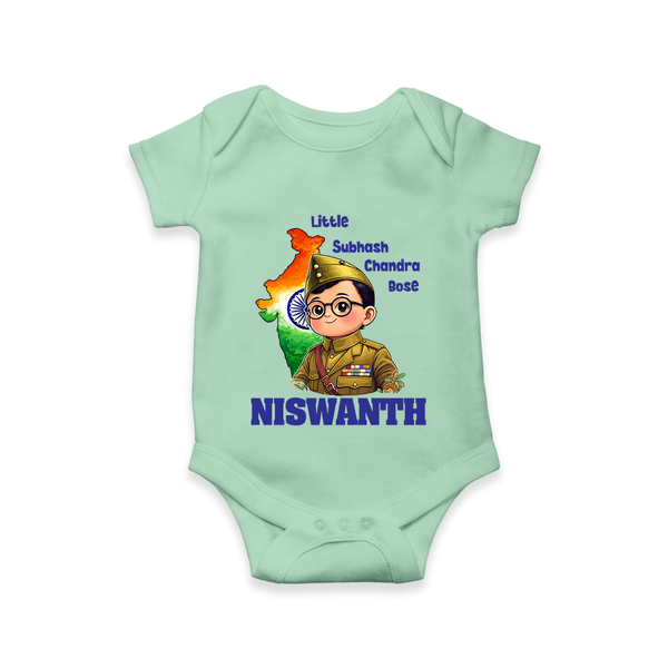 Little Subhash Chandra Bose Personalised Baby Romper