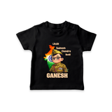 Little Subhash Chandra Bose Personalized Kid T-shirt - BLACK - 0-5 Months Old (Chest 17")