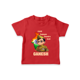 Little Subhash Chandra Bose Personalized Kid T-shirt - RED - 0-5 Months Old (Chest 17")