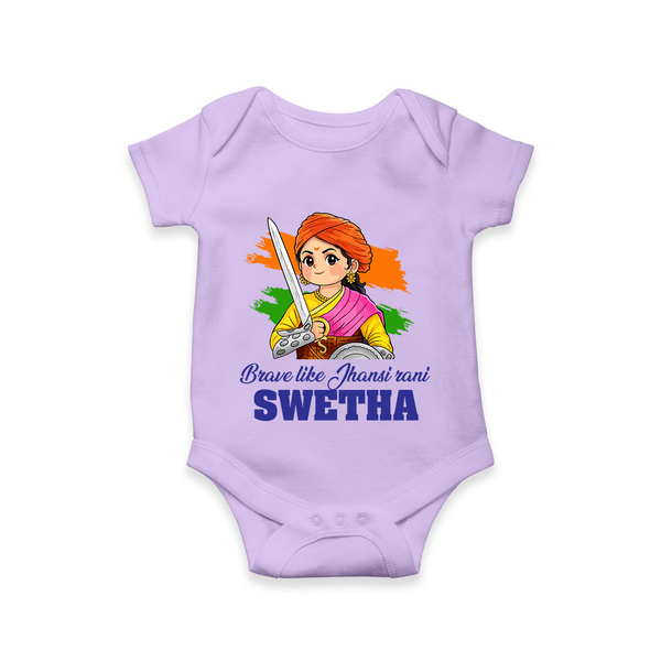 Brave Like Jhansi Rani Personalised Baby Romper